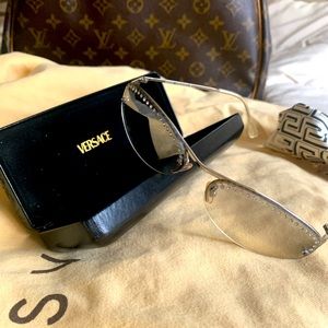 Dazzling Crystal Bling Versace sunglasses